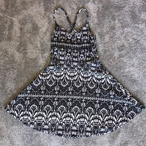 Black and white dress